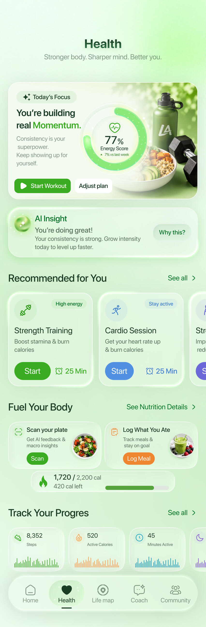 Track and improve your health